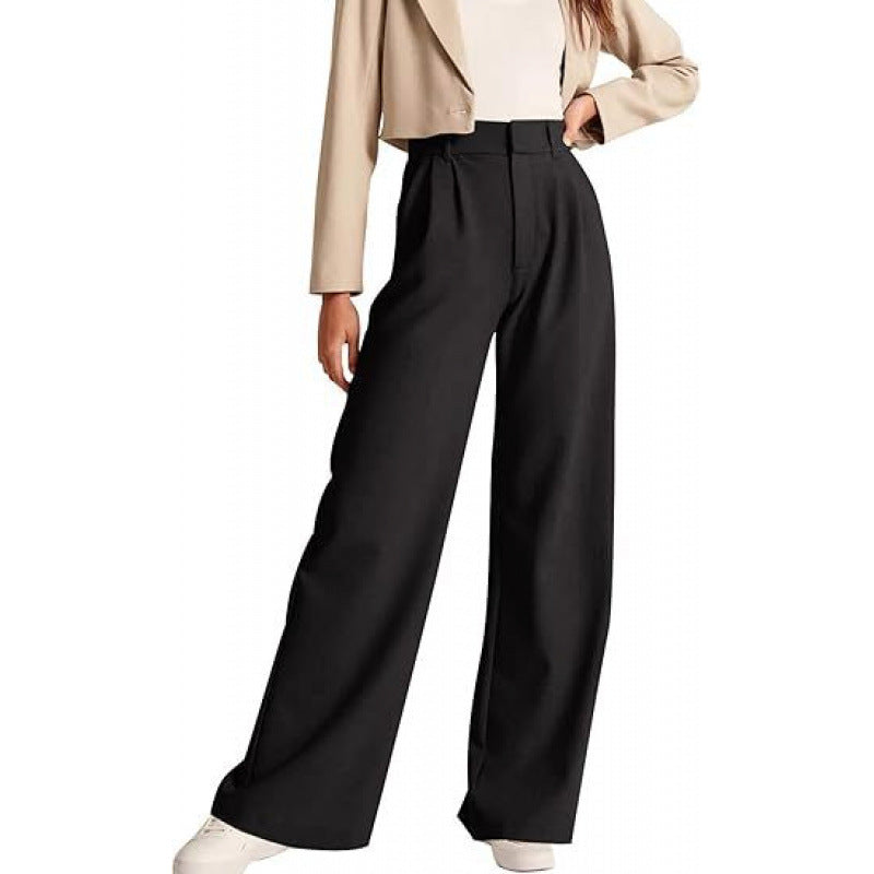 Women's High-waisted Casual Trousers