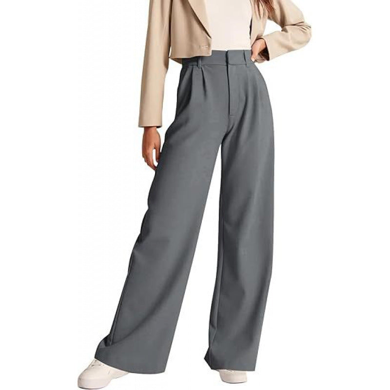 Women's High-waisted Casual Trousers