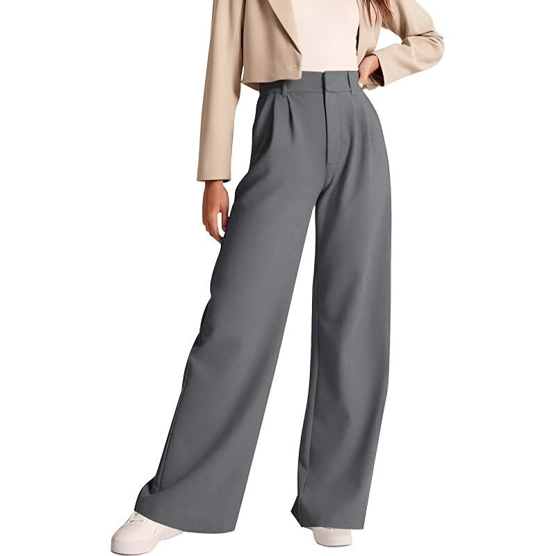 Women's High-waisted Casual Trousers